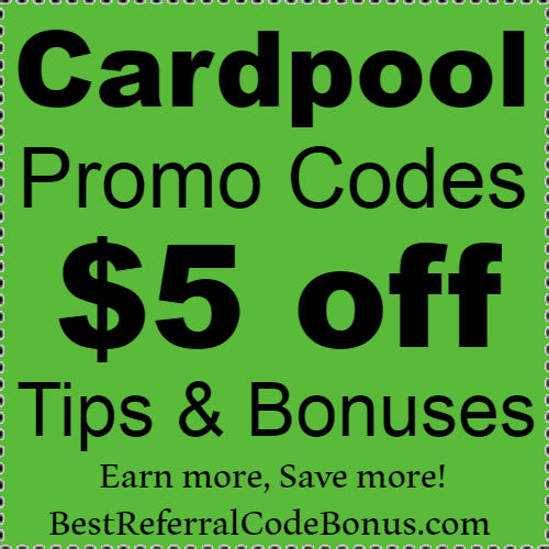 Cardpool Sign up Bonus 2021, Cardpool.com Promo Code 2022 & Cardpool Referral Codes